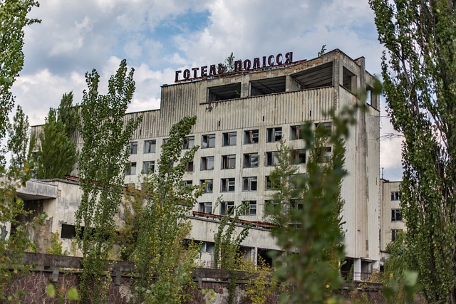 Bild von einem Hotel aus Pripyat